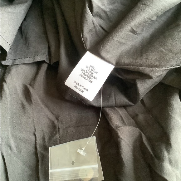 NWT L' Academie Women's Karsyn Midi Dress Black Size L Flowy Empire Waist Dress - Picture 9 of 11